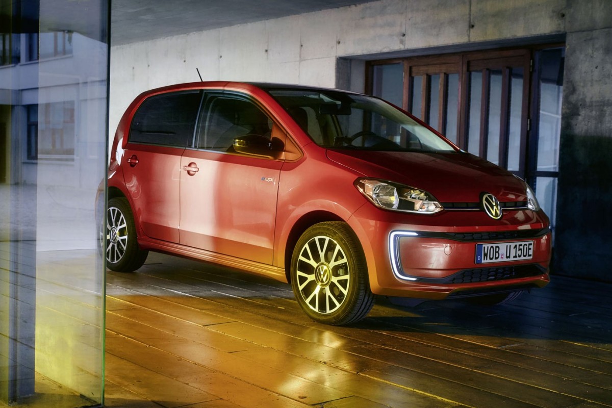 Vw e up shop range